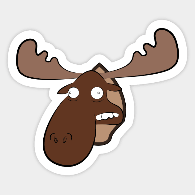 moosie Sticker by baldstache 